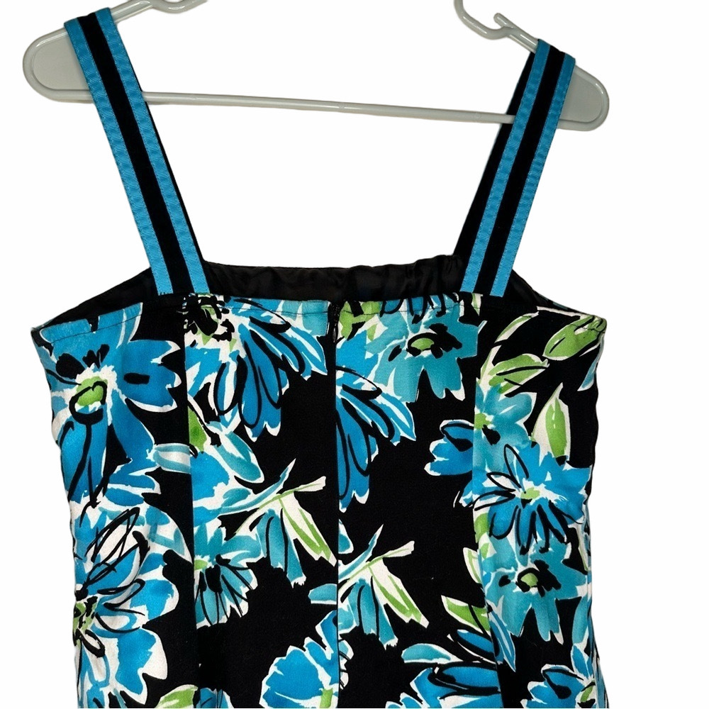 R&K Floral Print Colorblock Dress Size 8P - Picture 5 of 9
